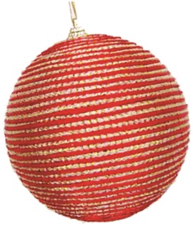 Ball Wrapped Ribbed, 10cm
