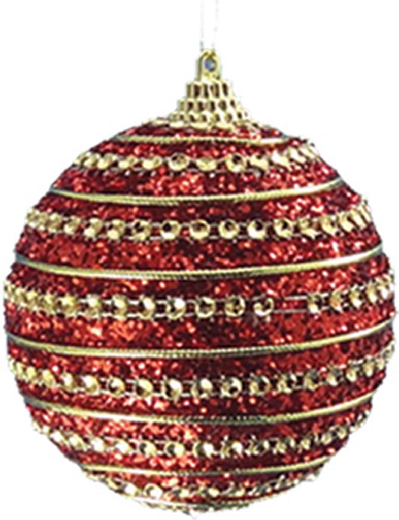 Decorative Ball with Rhinestones, 8cm
