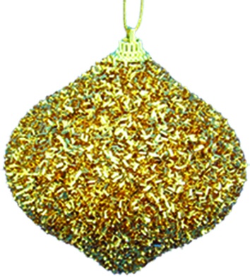 Tinsel Onion, 8cm