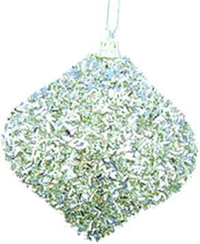 Tinsel Onion, 8cm
