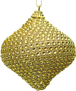 Rhinestone Onion, 8cm