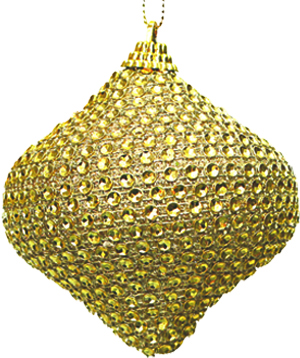 Rhinestone Onion, 8cm