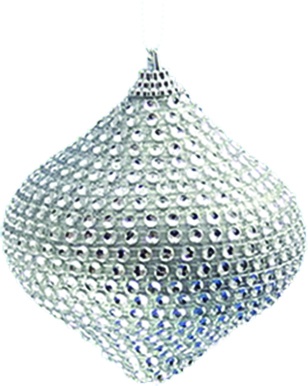 Rhinestone Onion, 8cm