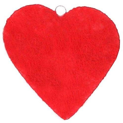 Sisal Flat Heart, 25cm