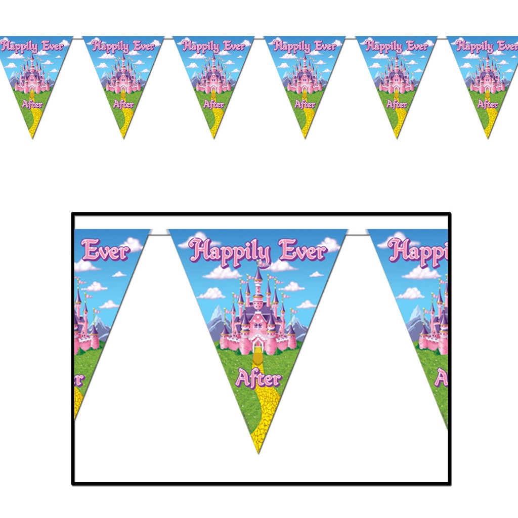 Princess Castle Bunting, 1m