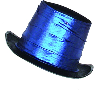 Satin Contrast-Brim Top Hat