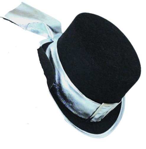 Glitter Hat With Satin Bow