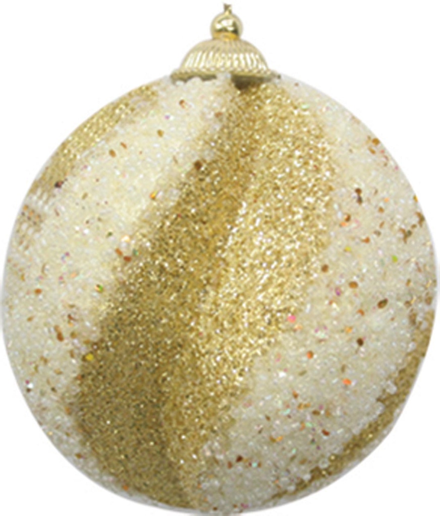 Sequin Swirl Ball, 10cm