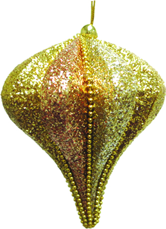 Glittered Onion, 13cm