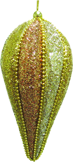 Glittered Onion, 16.5cm