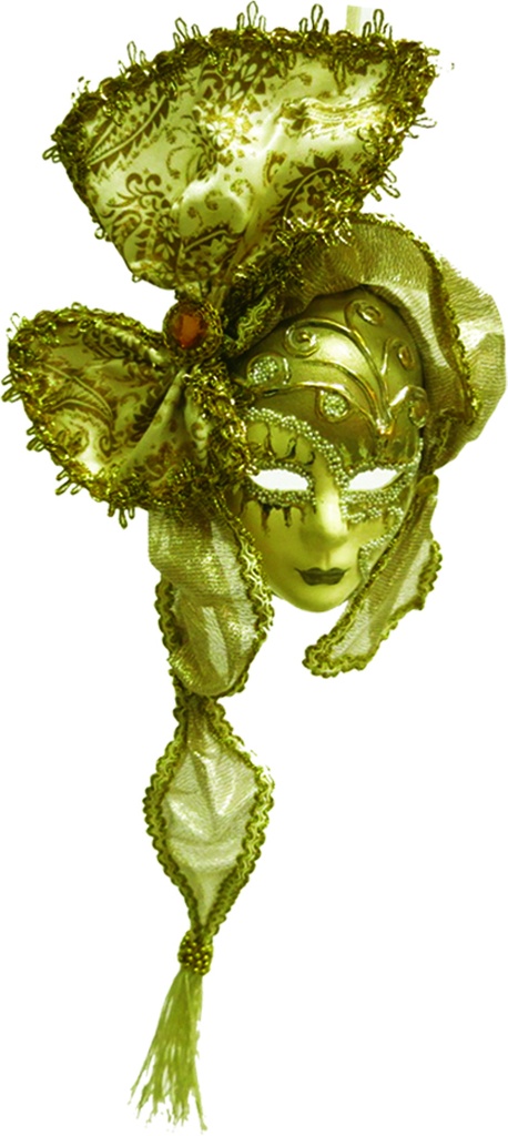 Lady Mask Ornament, 37.5cm
