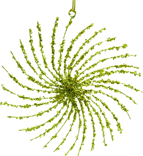 Wire Spiral Ornament, 17cm