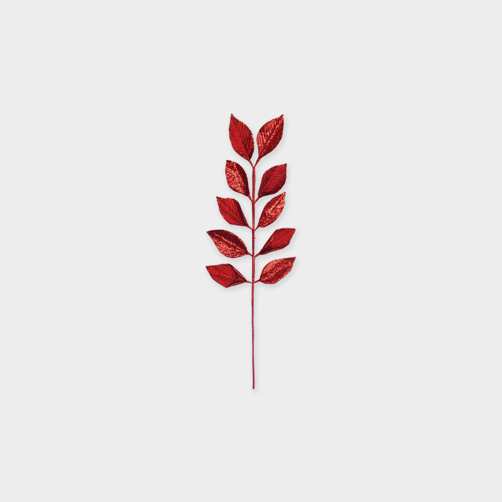 Velvet Leaves Spray, 71cm