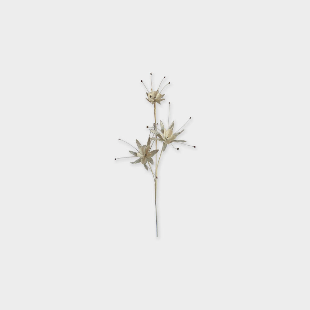 Double Flower Pick, 48cm