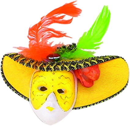 Ceramic Phantom Mask Hat, 14cm