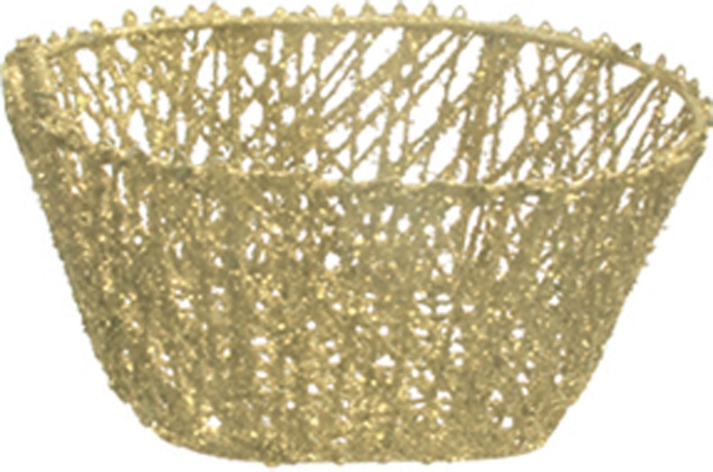 Glitter Basket, 12cm