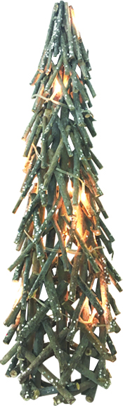 Light-Up Natural Tree, 62cm