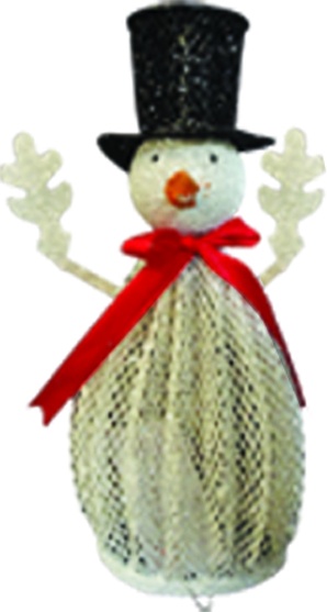 Snowman Centrepiece, 20cm