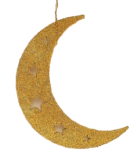 Acrylic Crescent Ornament, 38cm