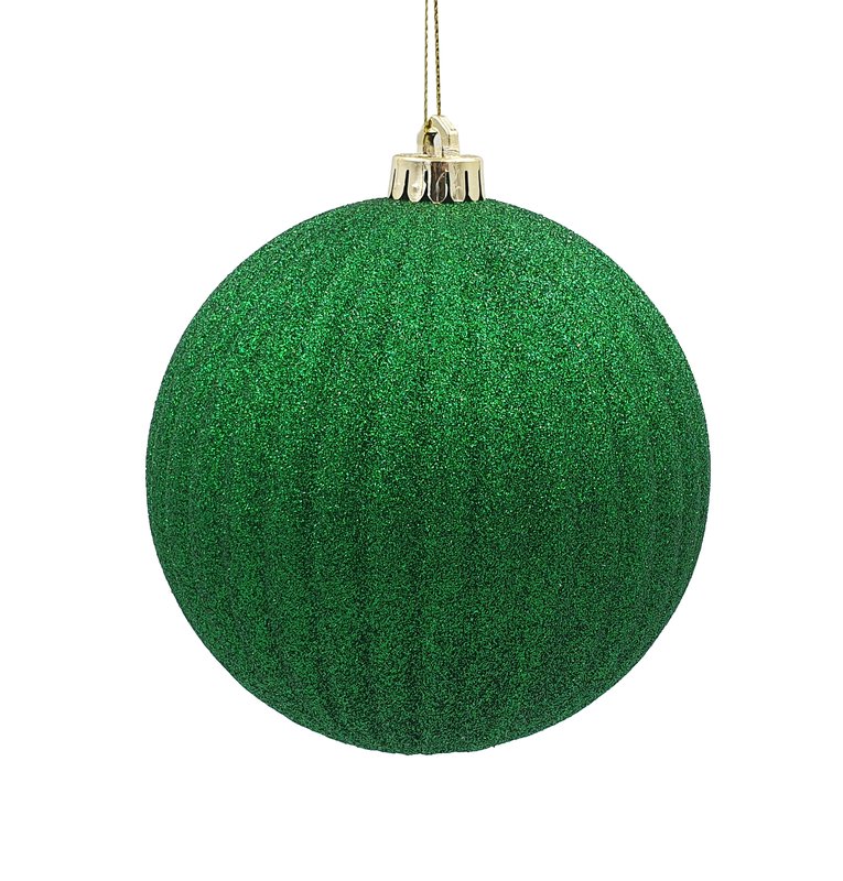 Glitter Pumpkin Bauble, 15cm