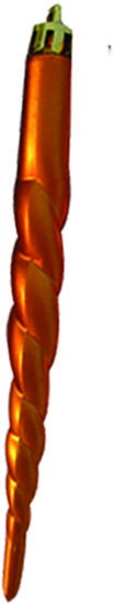 Glittered Icicle, 13cm