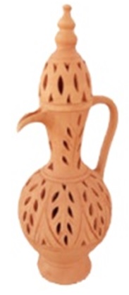 Traditional Arabic Dallah Pot, 65cm