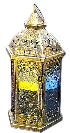 Hexagonal Lantern, 29cm