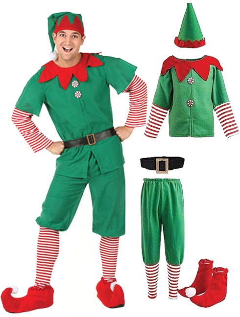 Mens Elf Costume, 1.7m