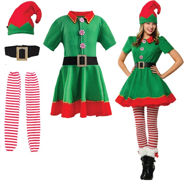 Ladies Elf Costume, 1.6m