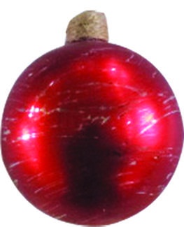 Scratch Design Bauble, 8cm