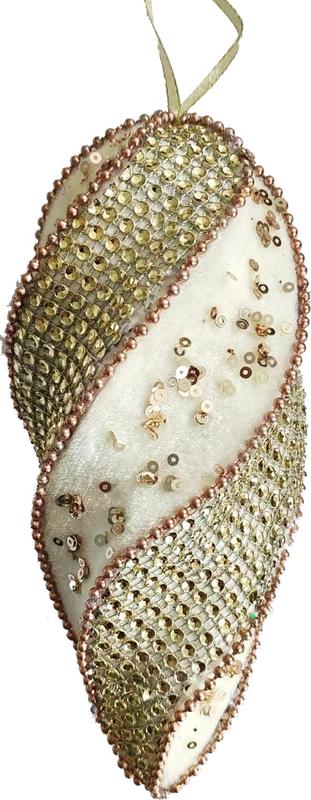 Sequin Helix Drop, 19cm