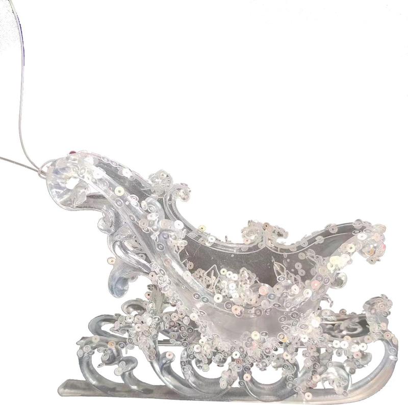 Wintry Sleigh, 14cm