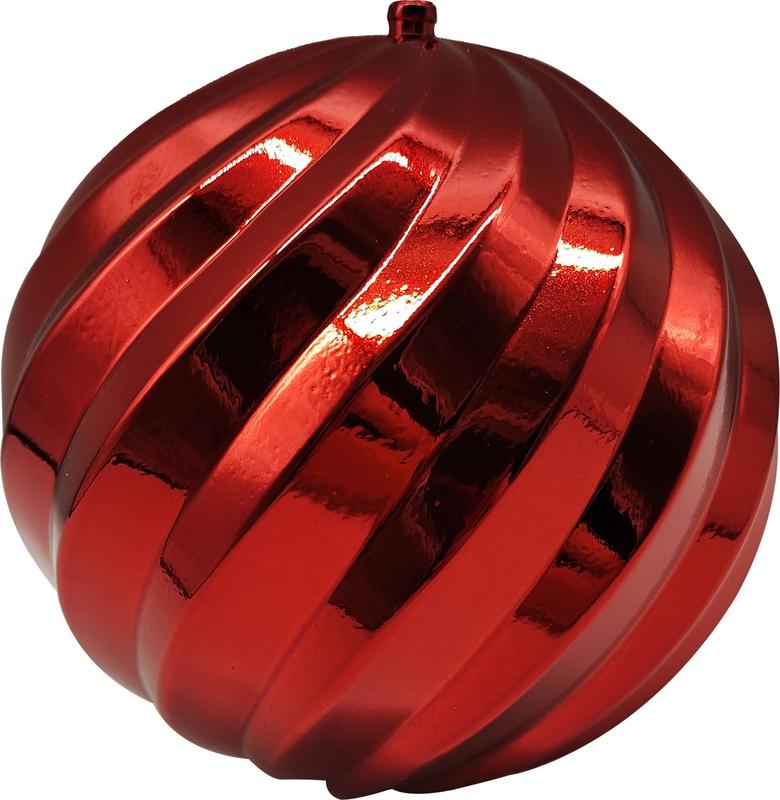 Shiny Swirl Ball, 15cm