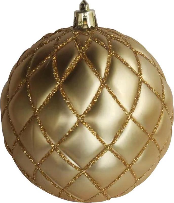 Harlequin Glittered Matte Ball, 12cm