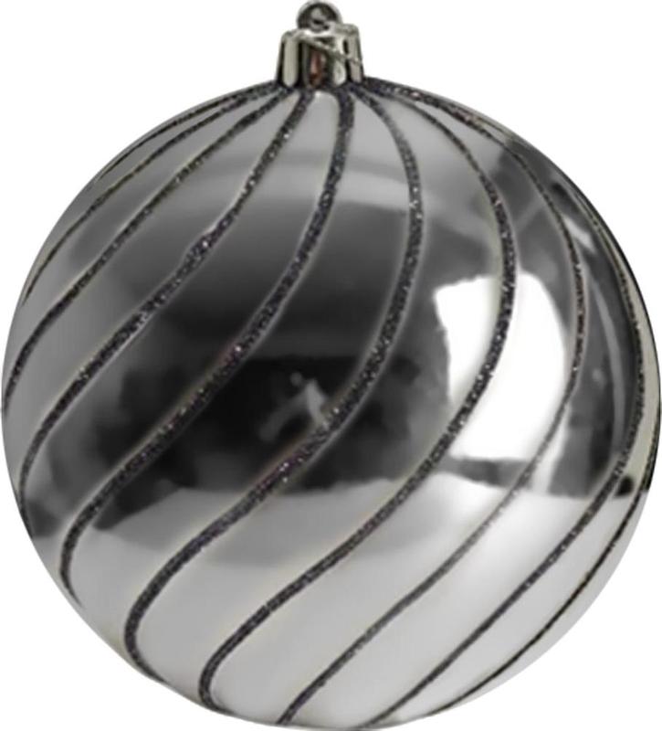 Shiny Swirl Ball, 12cm