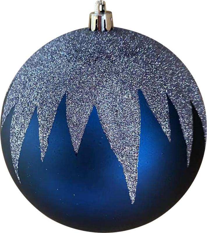 Drip Glittered Matte Ball, 12cm