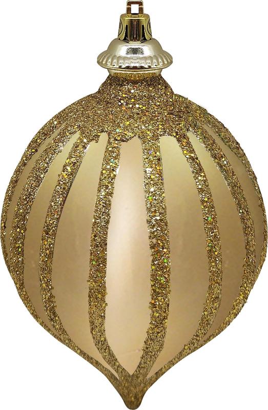 Glittered Matte Drop, 15cm