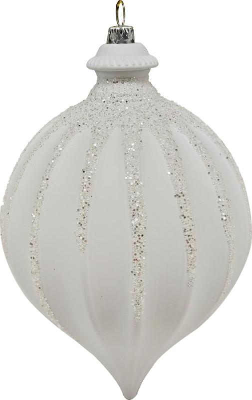 Glittered Matte Drop, 15cm