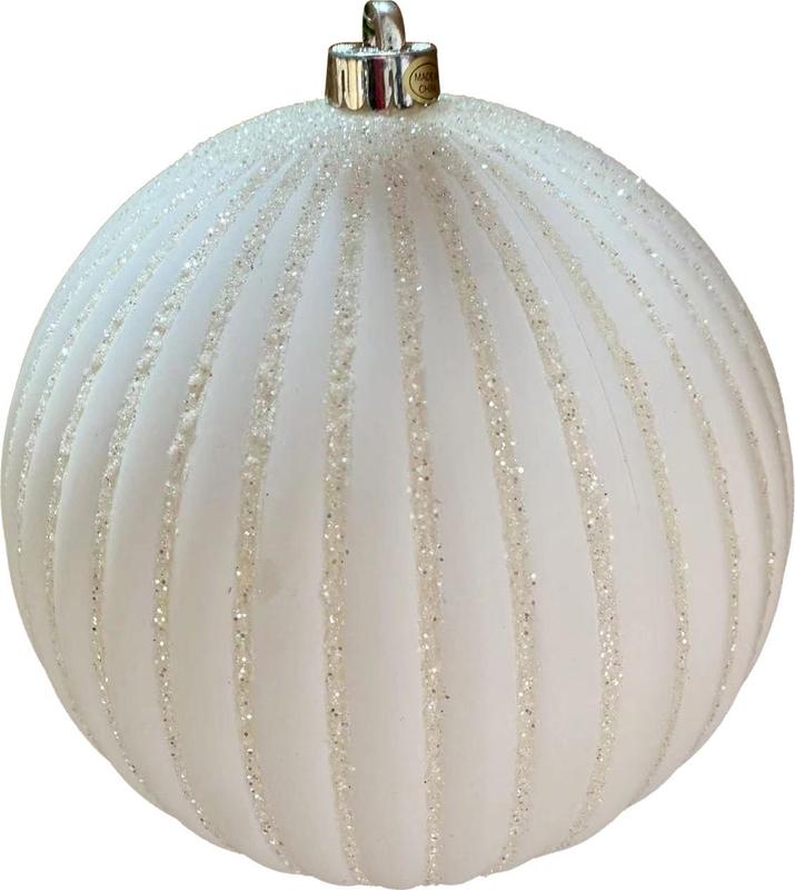 Glitter Ball Fluted, 20cm