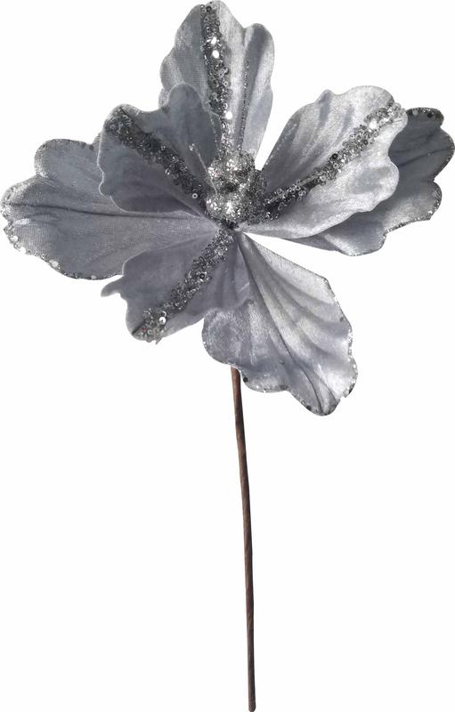 Sequin Magnolia Pick, 24cm