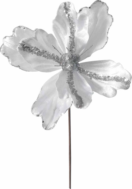 Sequin Magnolia Pick, 24cm