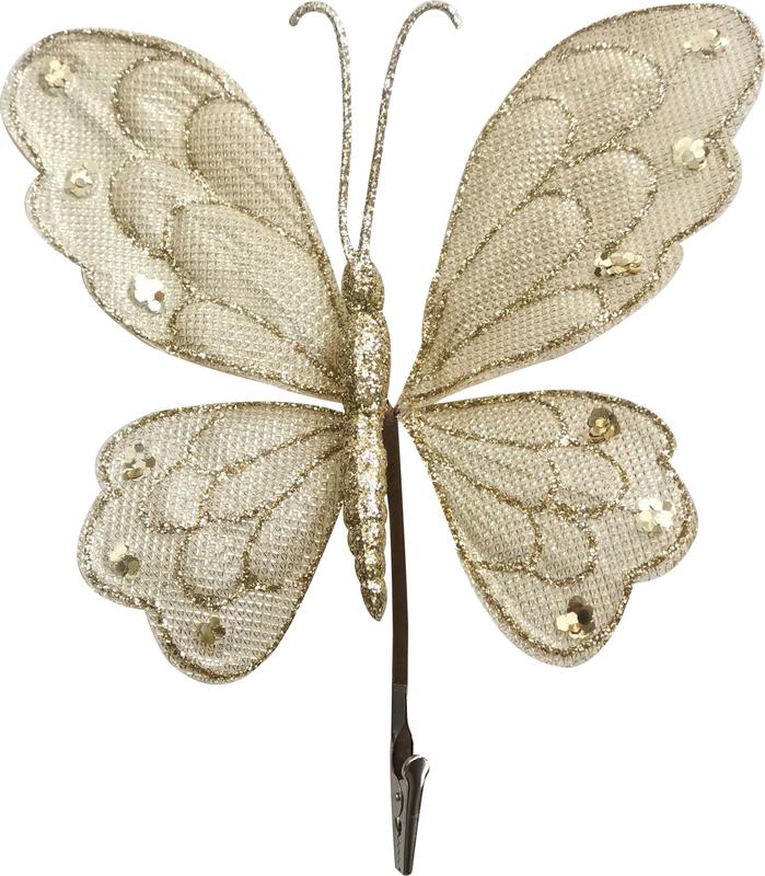 Clip-On Butterfly, 19cm