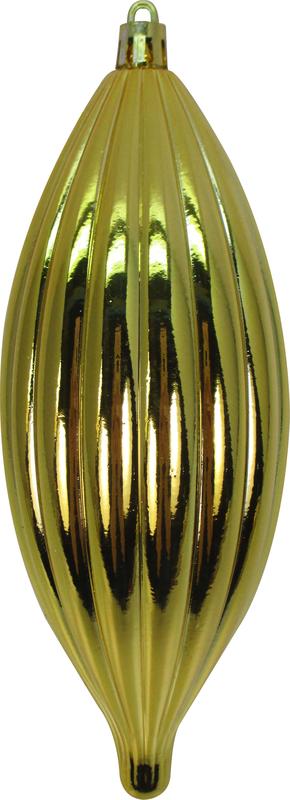 Ribbed Teardrop Ornament, 17cm