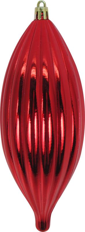 Ribbed Teardrop Ornament, 17cm