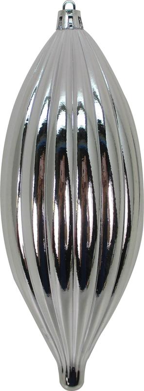 Shiny Ribbed Teardrop, 17cm