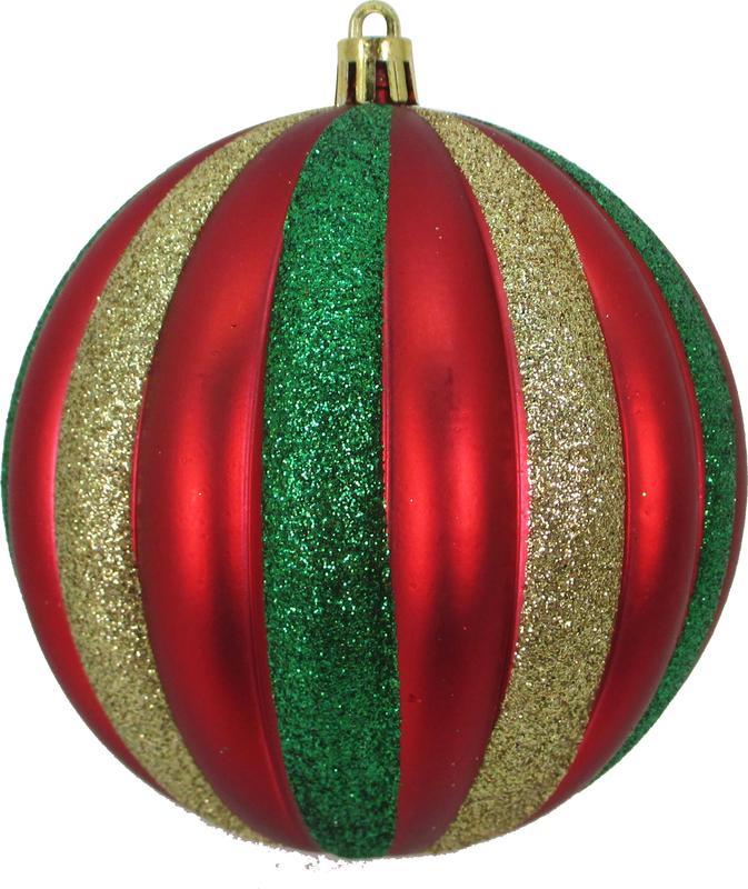 Glittered Pumpkin Bauble, 10cm