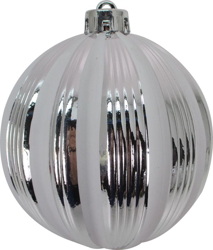 Ridged Bauble, 12cm