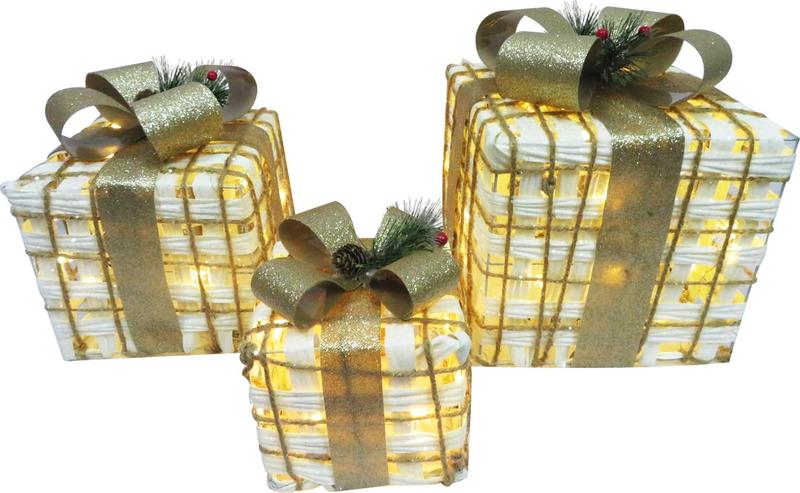 Light-Up Gift Box Set, 15-25cm