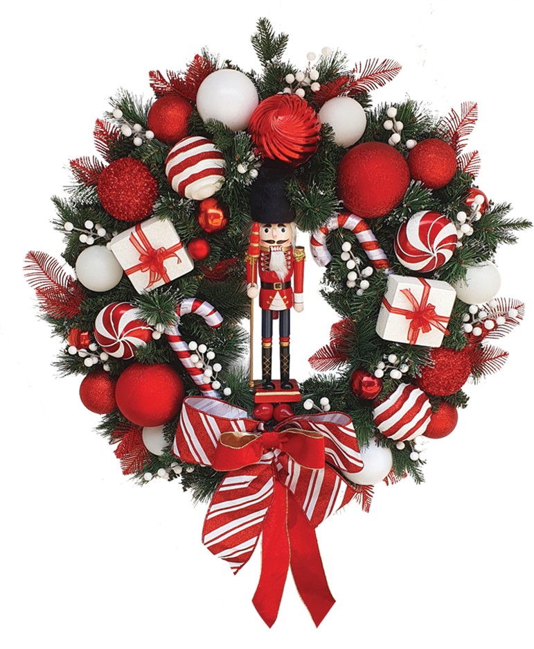 Nutcracker Candy Wreath