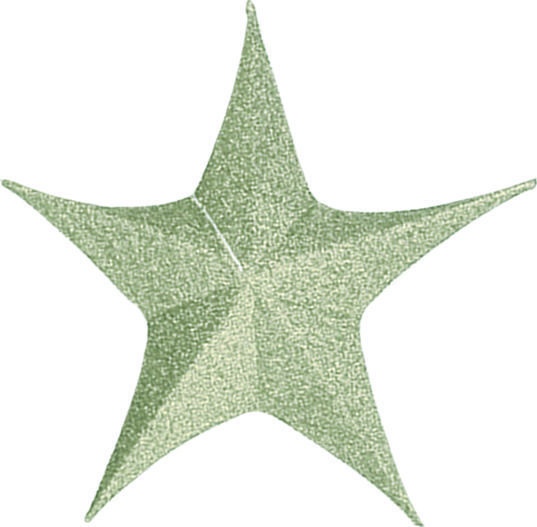 Glitter Long-Point Fabric Star, 95cm